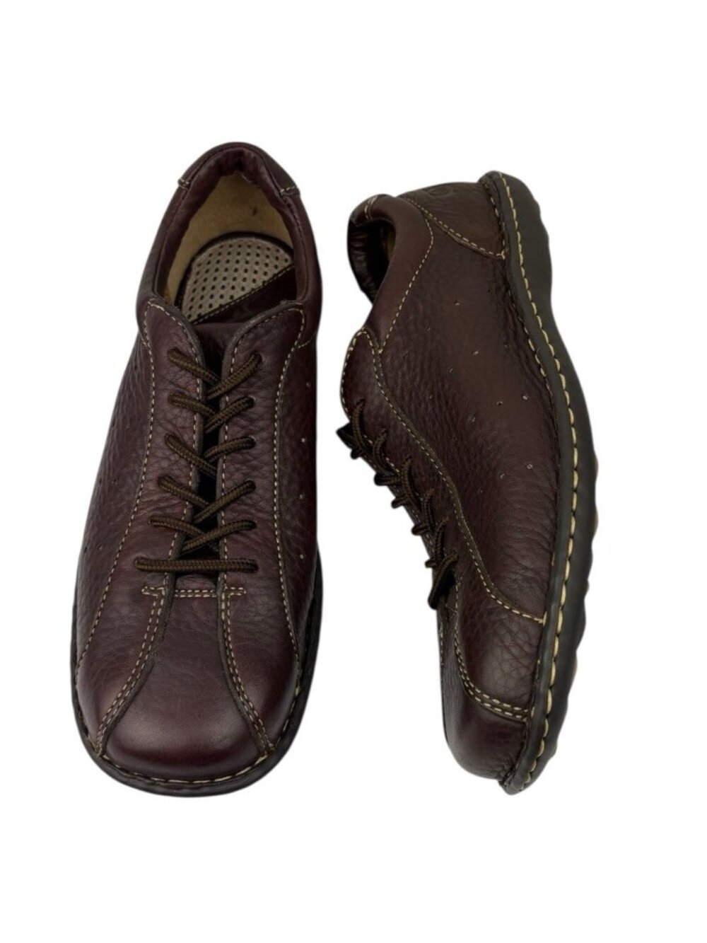 -BORN Shoes Womens Size 9 Brown Leather Comfort Casual Lace Up Granola Normcore